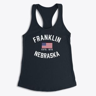 Franklin Nebraska Patriot Women's Racerback Tank