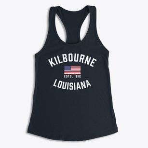 Kilbourne Louisiana Patriot Women's Racerback Tank