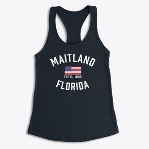 Maitland Florida Patriot Women's Racerback Tank