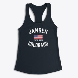 Jansen Colorado Patriot Women's Racerback Tank