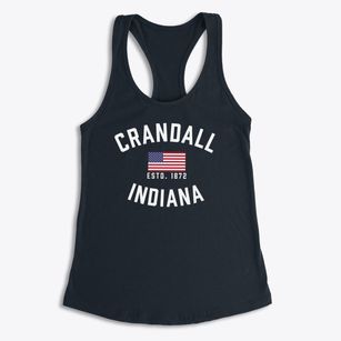 Crandall Indiana Patriot Women's Racerback Tank