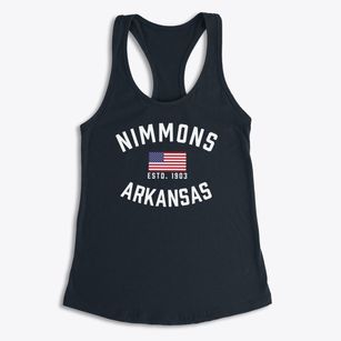 Nimmons Arkansas Patriot Women's Racerback Tank
