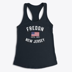 Fredon New Jersey Patriot Women's Racerback Tank