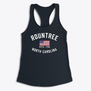 Rountree North Carolina Patriot Women's Racerback Tank