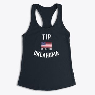 Tip Oklahoma Patriot Women's Racerback Tank