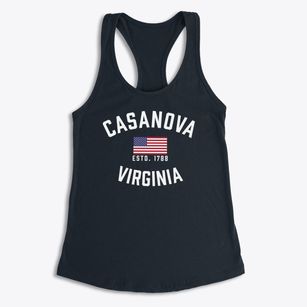 Casanova Virginia Patriot Women's Racerback Tank