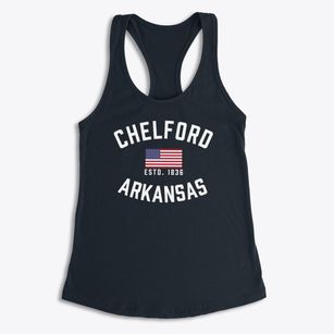 Chelford Arkansas Patriot Women's Racerback Tank