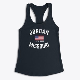 Jordan Missouri Patriot Women's Racerback Tank