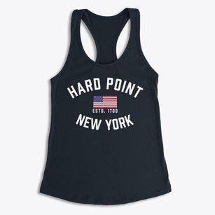 Hard Point New York Patriot Women's Racerback Tank