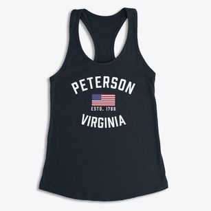 Peterson Virginia Patriot Women's Racerback Tank