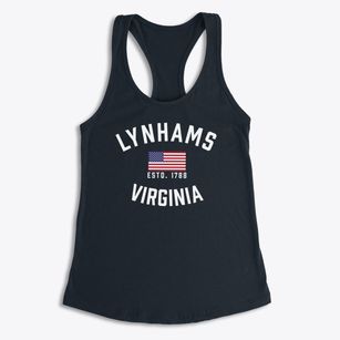 Lynhams Virginia Patriot Women's Racerback Tank