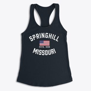 Springhill Missouri Patriot Women's Racerback Tank