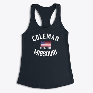 Coleman Missouri Patriot Women's Racerback Tank
