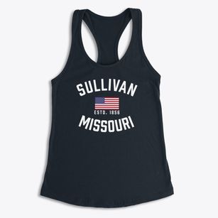 Sullivan Missouri Patriot Women's Racerback Tank