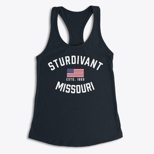 Sturdivant Missouri Patriot Women's Racerback Tank