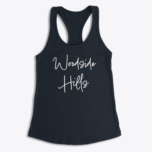 Woodside Hills North Carolina Freestyle Women's Racerback Tank