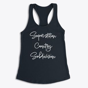 Superstition Country Subdivision Arizona Freestyle Women's Racerback Tank