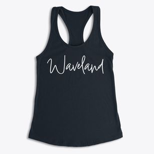 Waveland Massachusetts Freestyle Women's Racerback Tank