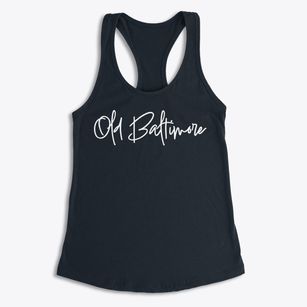 Old Baltimore Maryland Freestyle Women's Racerback Tank
