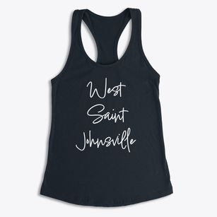 West Saint Johnsville New York Freestyle Women's Racerback Tank