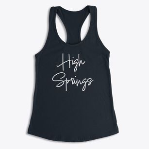 High Springs Florida Freestyle Women's Racerback Tank