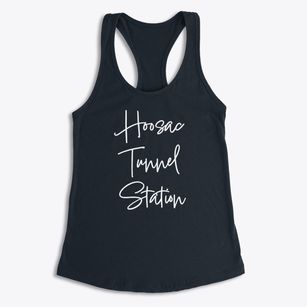 Hoosac Tunnel Station Massachusetts Freestyle Women's Racerback Tank