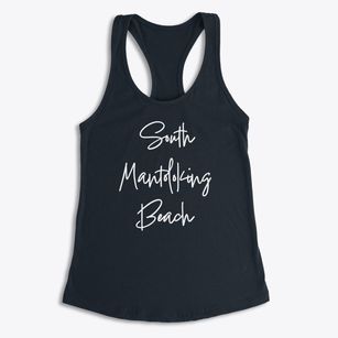 South Mantoloking Beach New Jersey Freestyle Women's Racerback Tank