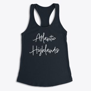 Atlantic Highlands New Jersey Freestyle Women's Racerback Tank