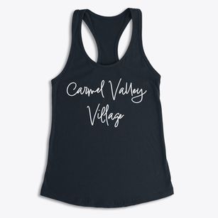 Carmel Valley Village California Freestyle Women's Racerback Tank