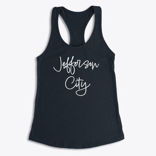 Jefferson City Missouri Freestyle Women's Racerback Tank