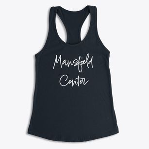 Mansfield Center Connecticut Freestyle Women's Racerback Tank