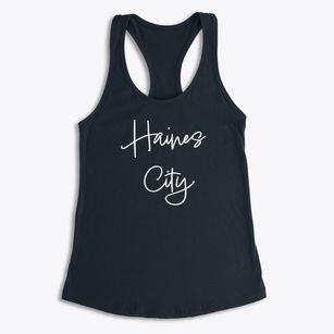 Haines City Florida Freestyle Women's Racerback Tank
