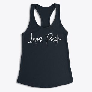 Loves Park Illinois Freestyle Women's Racerback Tank