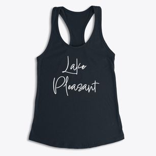 Lake Pleasant New York Freestyle Women's Racerback Tank