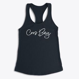 Coos Bay Oregon Freestyle Women's Racerback Tank