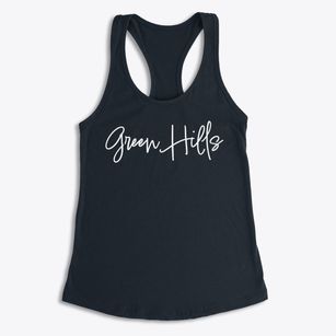 Green Hills Pennsylvania Freestyle Women's Racerback Tank
