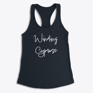 Winding Cypress Florida Freestyle Women's Racerback Tank