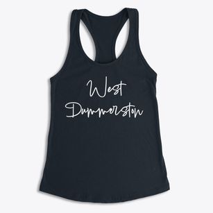West Dummerston Vermont Freestyle Women's Racerback Tank