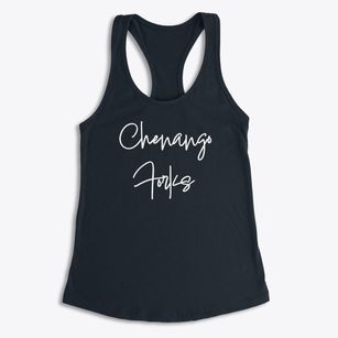 Chenango Forks New York Freestyle Women's Racerback Tank