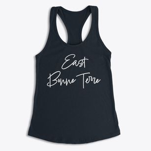 East Bonne Terre Missouri Freestyle Women's Racerback Tank