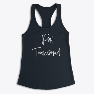 Port Townsend Washington Freestyle Women's Racerback Tank