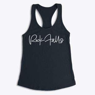 Rock Falls Illinois Freestyle Women's Racerback Tank