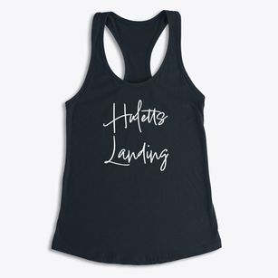 Huletts Landing New York Freestyle Women's Racerback Tank