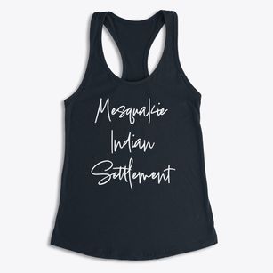 Mesquakie Indian Settlement Iowa Freestyle Women's Racerback Tank