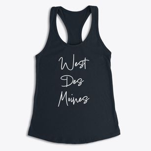 West Des Moines Iowa Freestyle Women's Racerback Tank