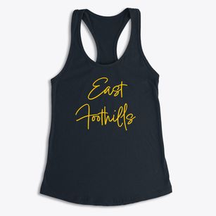 East Foothills California Freestyle Women's Racerback Tank