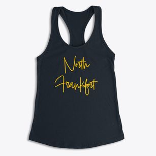 North Frankfort New York Freestyle Women's Racerback Tank