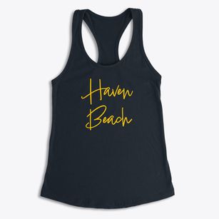 Haven Beach New Jersey Freestyle Women's Racerback Tank
