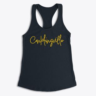 Conklingville New York Freestyle Women's Racerback Tank