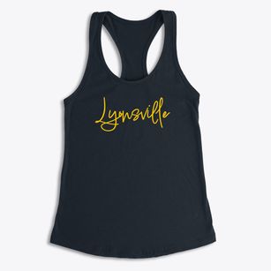 Lyonsville New Jersey Freestyle Women's Racerback Tank